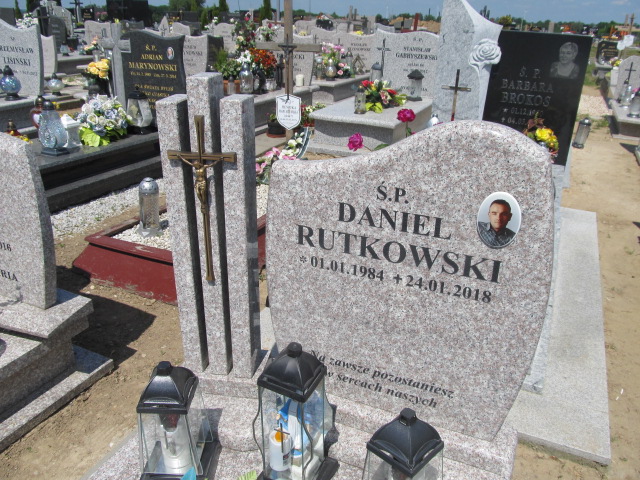 Daniel Paweł Rutkowski 1984 Rypin - Grobonet - Wyszukiwarka osób pochowanych