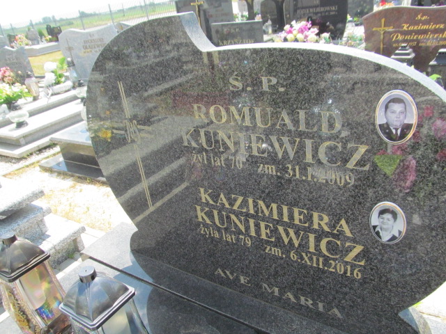 Romuald Tomasz Kuniewicz 1938 Rypin - Grobonet - Wyszukiwarka osób pochowanych