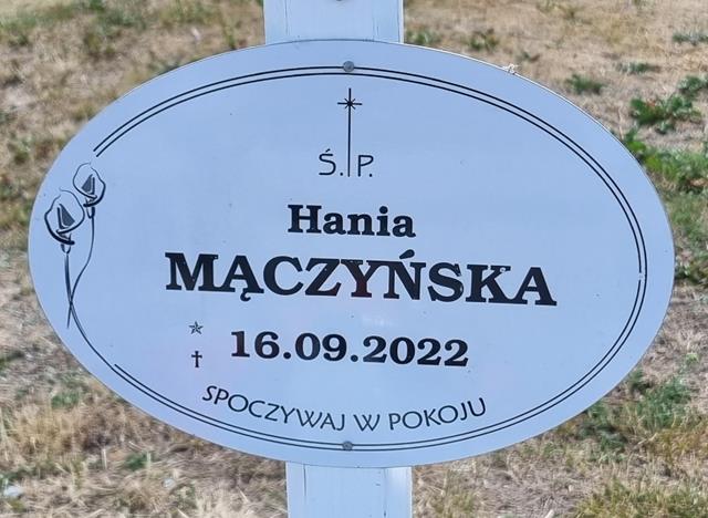 Hanna Mączyńska 2022 Rypin - Grobonet - Wyszukiwarka osób pochowanych