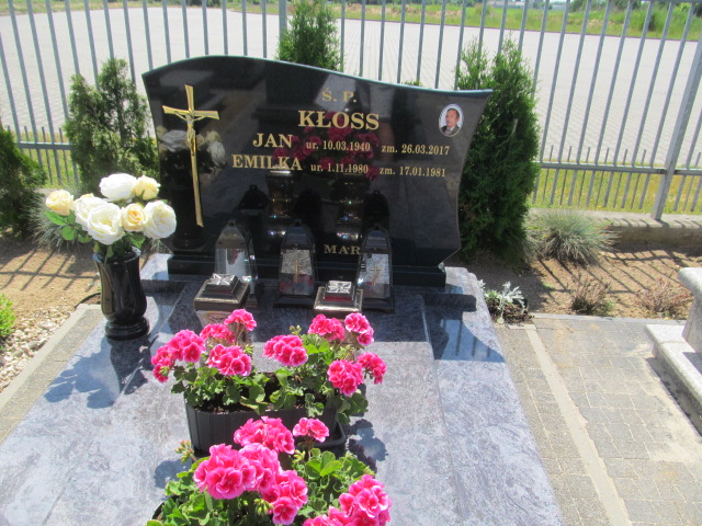 Grób Jan Kłoss
